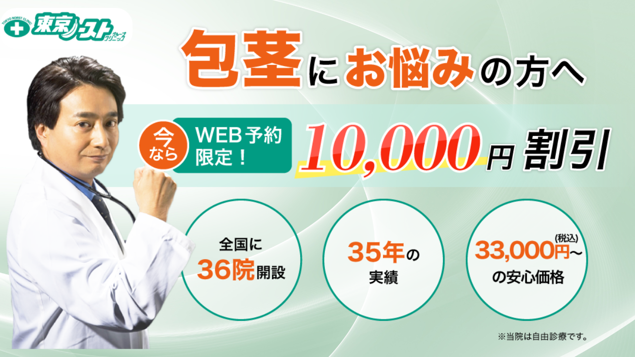 包茎手術クリニックランキング